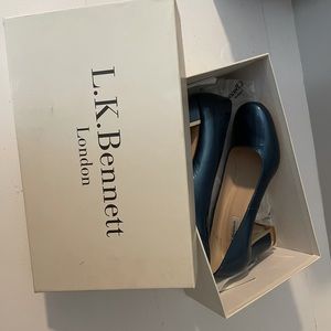 Woman’s size 38.5 L.K. Bennett sapphire blue